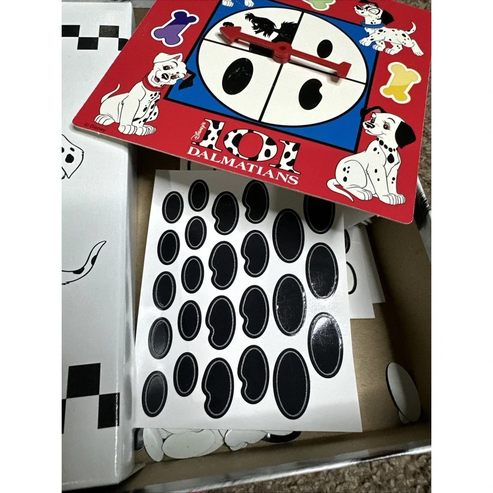 1996 101 Dalmatians Spin for Spots Game by Mattel Complete